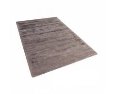 Tappeto grigio scuro rettangolare in viscosa - 120x170cm - GESI