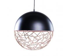 Lampada da soffitto nera moderna PADMA
