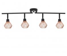 Lampada da soffitto rame / nero VOLGA L
