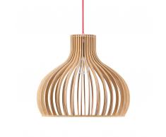 Lampada a sospensione MALONE XL in colore marrone chiaro