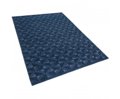 Tappeto blu scuro 160 x 230 cm a pelo corto SAVRAN