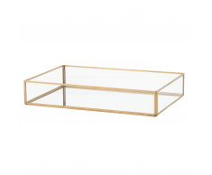 Svuota tasche decorativo in vetro ed oro GRENOBLE