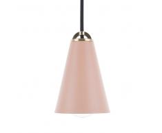 Lampada da soffitto in metallo color rosa CARES