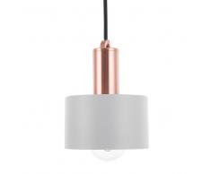 Lampadario in metallo grigio NARCEA