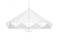 Lampadario in metallo bianco NEVOLA