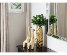 Figura statuetta decorativa color oro 30cm KESTELLI