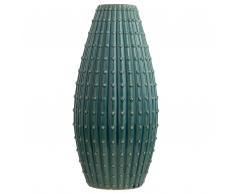 Vaso per fiori blu verde 41 cm DELFIA