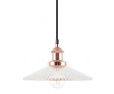 Lampadario in rame/vetro CURONE