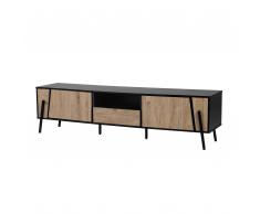 Mobile TV in color legno e nero BLACKPOOL