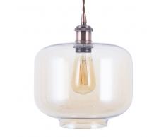 Lampada da soffitto in vetro trasparente LANATA
