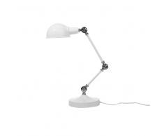 Lampada da tavolo regolabile bianca CABRIS