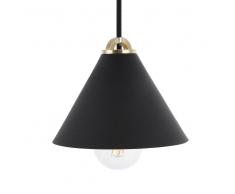 Lampada da soffitto in metallo color nero ARAGON