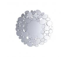 Specchio da parete in argento ø70 cm LIMOGES