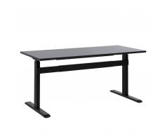 Scrivania regolabile nera 180 x 80 cm UPLIFT