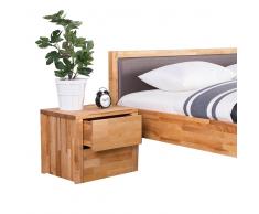 Comodino in legno da 2 cassetti - CARRIS ARRAS
