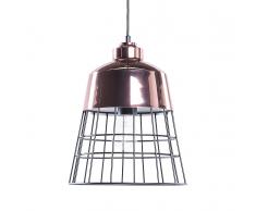 Lampadario in metallo color rame MONTE