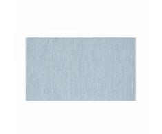 Tappeto azzurro chiaro in cotone fatto a mano - 80x150cm - DERINCE