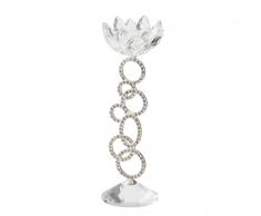 Candelabro argento 9x9 25 cm OVIEDO
