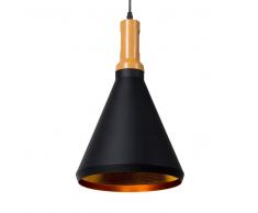 Lampadario a sospensione nero/oro MACKENZIE
