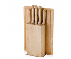 Set di coltelli con tagliere EKALI