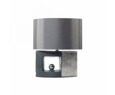 Lampada - Da tavolo - Da comodino - Color grigio - DUERO