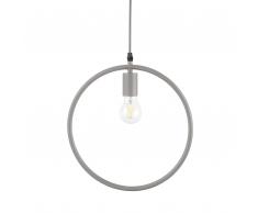 Lampada a sospensione in color grigio LOMAMI