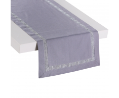 Runner da tavolo 35 x 180 cm grigio TRECON