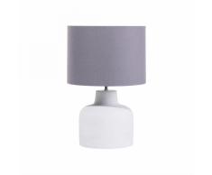 Lampada da tavolo grigia BHIMA