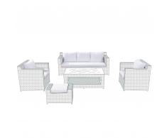 Set di federe crema per cuscini di ROMA