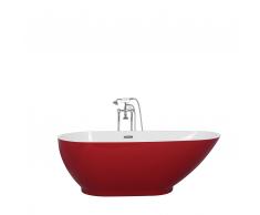 Vasca da bagno freestanding rossa GUIANA