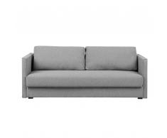 Divano letto in tessuto grigio chiaro EKSJO