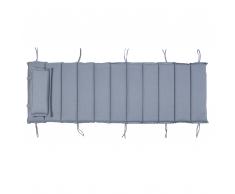 Cuscino per lettino da giardino BRESCIA blu 180 x 60 x 5 cm