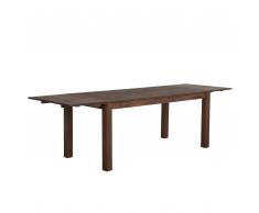 Tavolo da pranzo estendibile in legno marrone scuro 150 x 85 cm MAXIMA