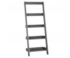 Scaffale libreria grigio MOBILE TRIO