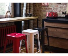 Set di 2 sgabelli da bar in metallo bianco 76 cm CABRILLO