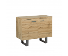 Credenza a 2 ante colore legno naturale TIMBER