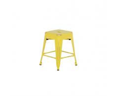 Sgabello da bar in metallo giallo dorato 46 cm CABRILLO