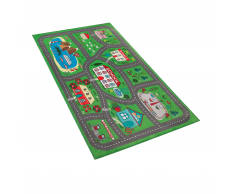 Tappeto per bambini motivo stradale 80 x 150 cm TUTAK