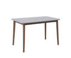 Tavolo da pranzo in legno grigio 118 x 77 cm MODESTO