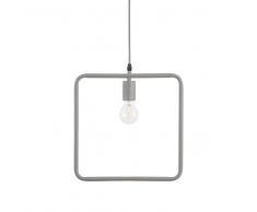 Lampadario grigio LERMA