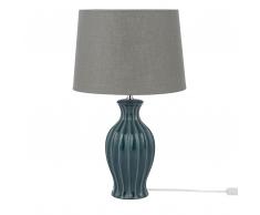Lampada da tavolo verde scuro 59cm SAMINA