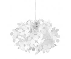 Lampada a sospensione in colore bianco LAMONE