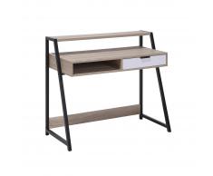 Scrivania in colore marrone chiaro 100 x 50 cm CALVIN