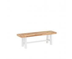 Panchina in legno bianco marrone SCANIA
