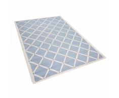 Tappeto rettangolare azzurro - Tappeto moderno di design - 160x230cm - DALI