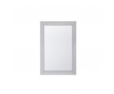 Specchio da parete in color argento 61 x 91 cm MERVENT