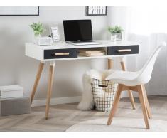Scrivania in colore bianco/grigio 120 x 45 cm FRISCO