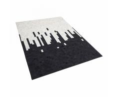 Tappeto rettangolare in pelle - 160x230cm - BOLU