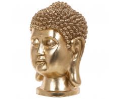 Statuetta decorativa dorata BUDDHA