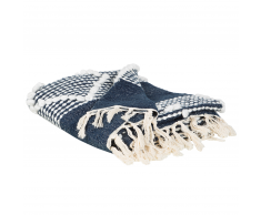 Coperta blu scuro 130 x 155 cm NEMLI